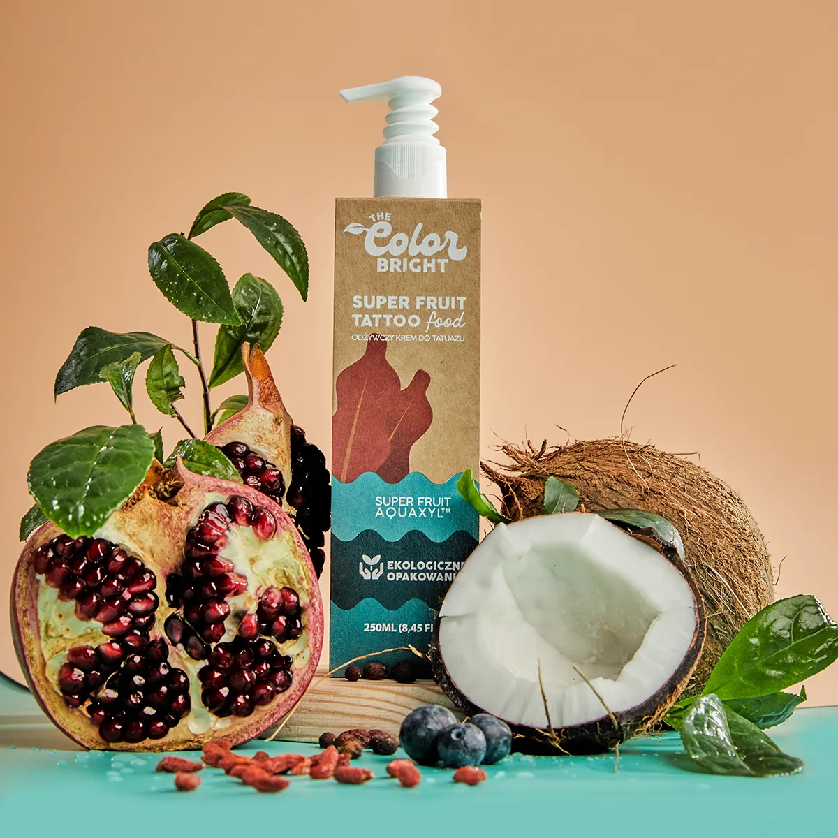 super fruit tattoo food tattoo revival cream composition natural and vegan tattoo moisturiser with super fruit ingredients